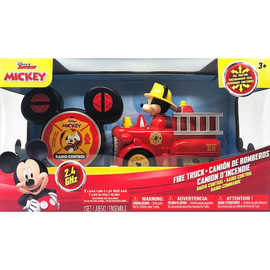 Jam'n Products Disney Junior Mickey's Remote Control Firetruck Toy